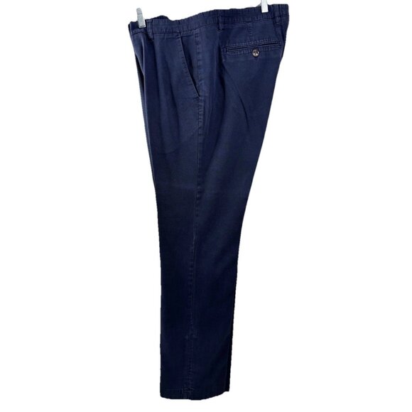 Ted Baker 36R (Actual 36x30) Timmet Blue Textured Dress Pants  Drycleaned EUC - Picture 1 of 12